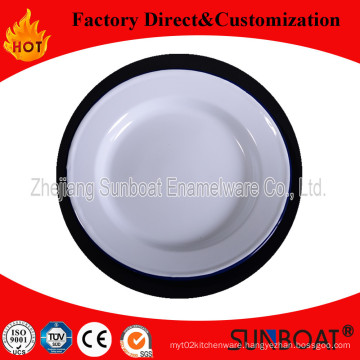 Sunboat Tableware Dinnerware Kitchenware/ Kitchen Appliance Enamel Pie Dish Enamel Plate/ Rice Plate